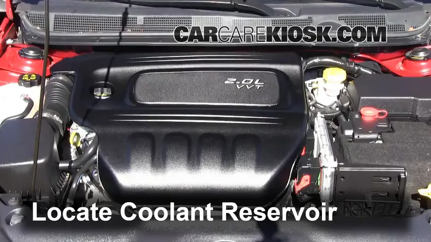 2013 Dodge Dart SXT 2.0L 4 Cyl. Refrigerante (anticongelante) Agregar refrigerante